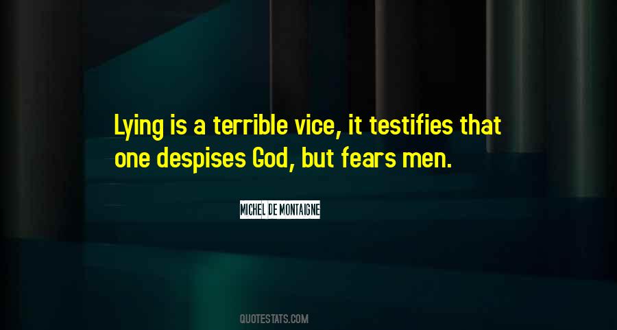 God Lying Quotes #955919
