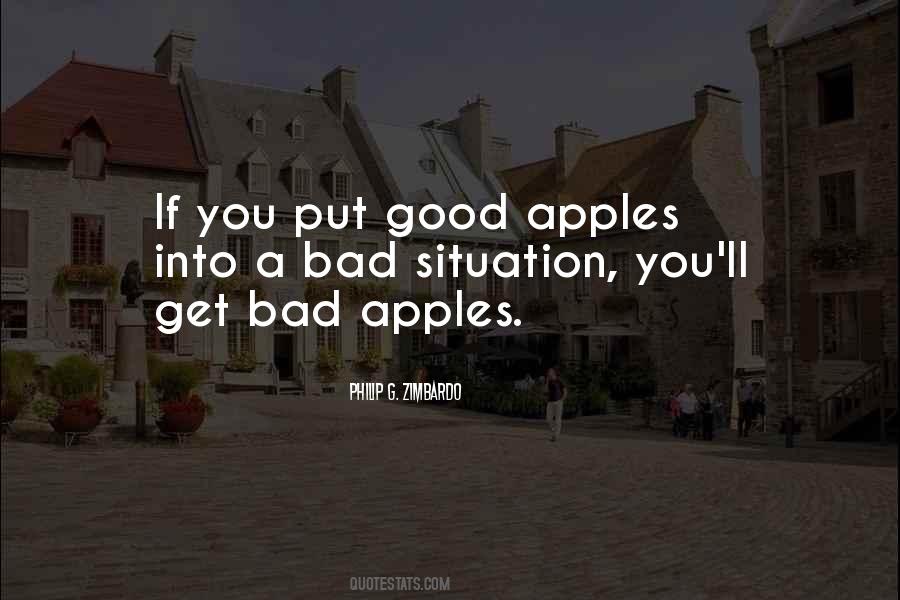 Few Bad Apples Quotes #1771145