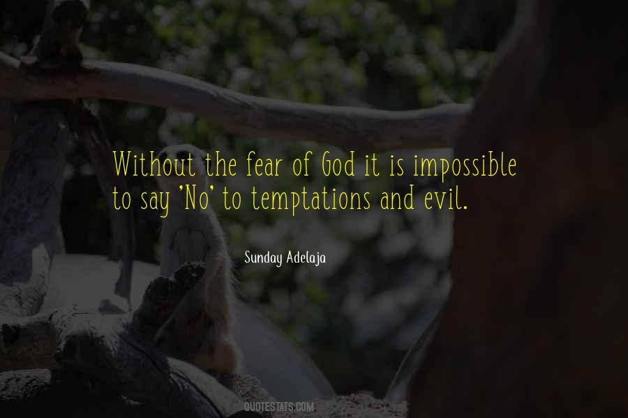 I Will Fear No Evil Quotes #832848