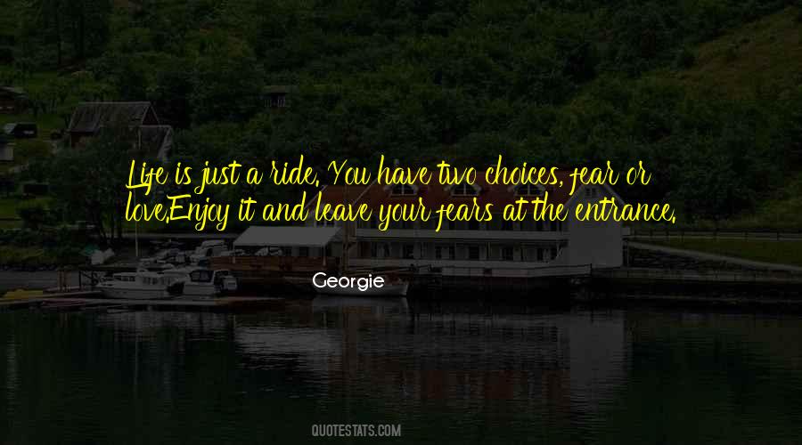 Enjoy The Life You Have Quotes #1633220
