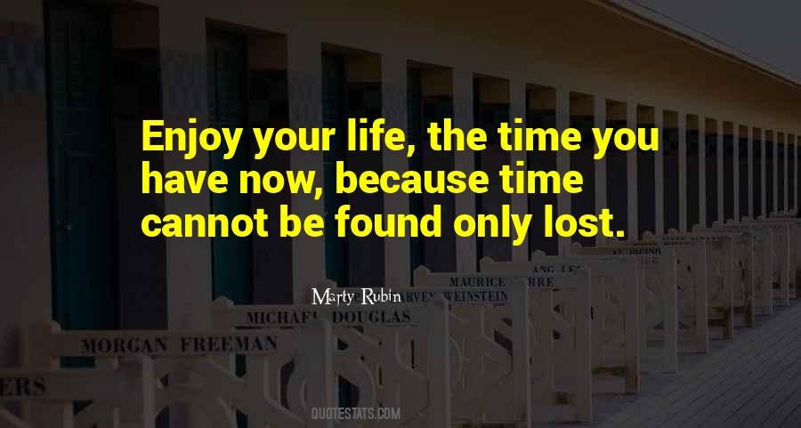 Enjoy The Life You Have Quotes #168072