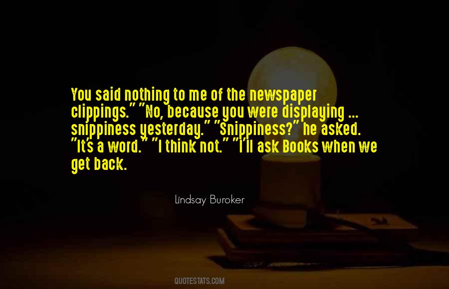 When I Think Of You Quotes #66936