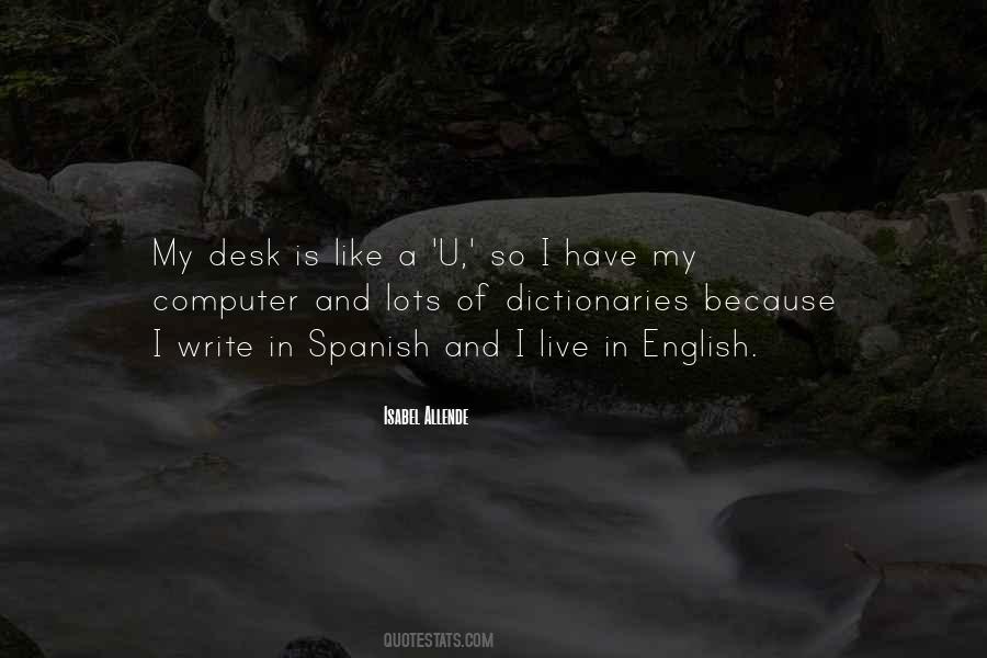 Spanish English Quotes #1133148
