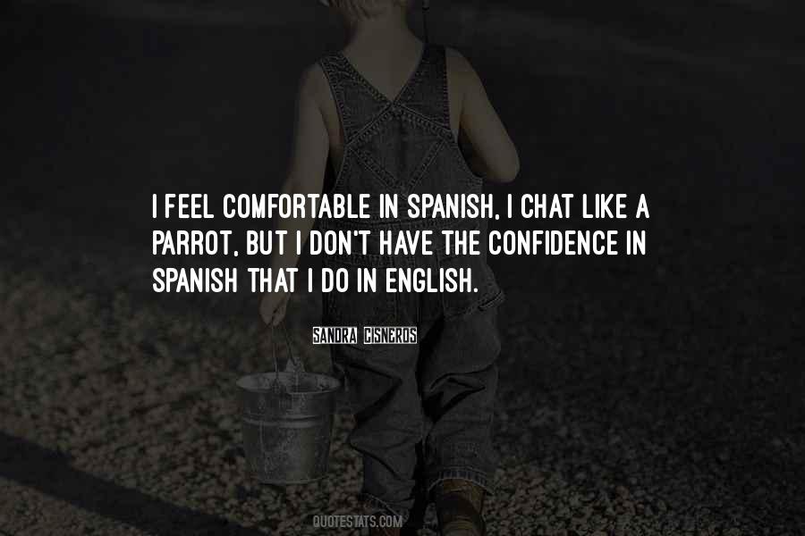 Spanish English Quotes #732426