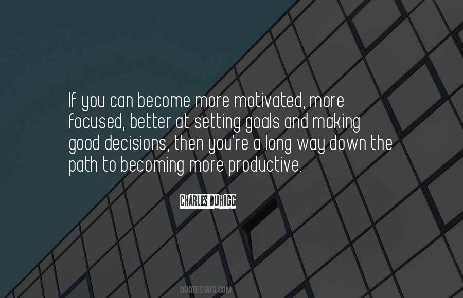Quotes About Better Goals #835013