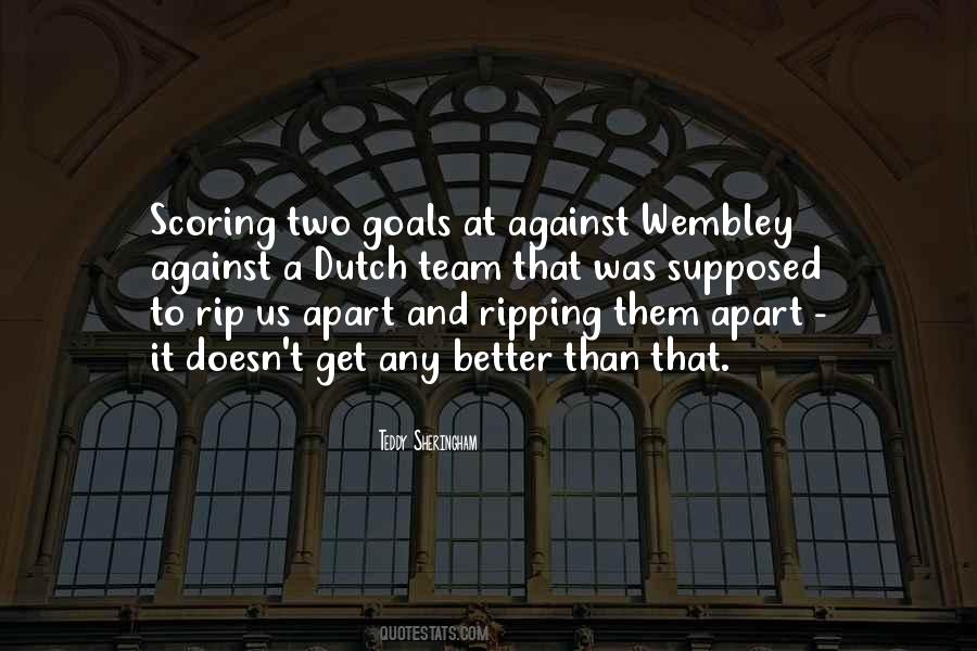 Quotes About Better Goals #968755
