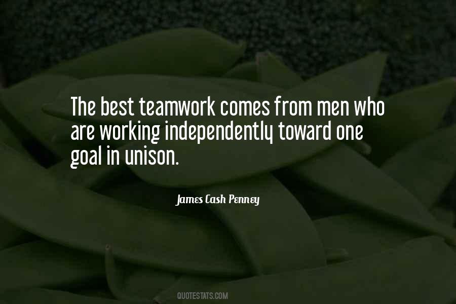 Working In Unison Quotes #1133476