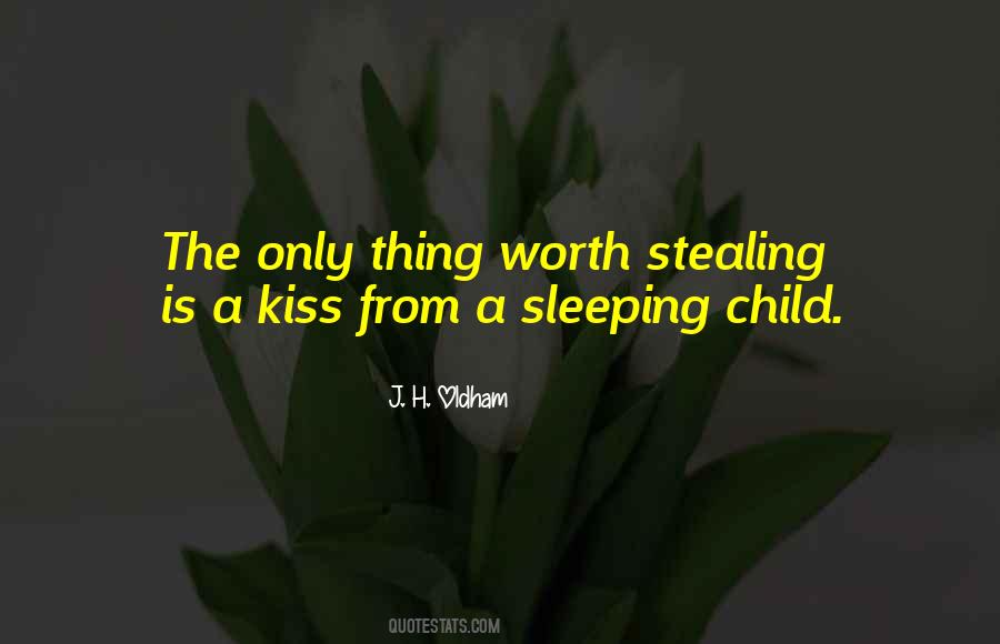 Child Sleeping Quotes #1788903