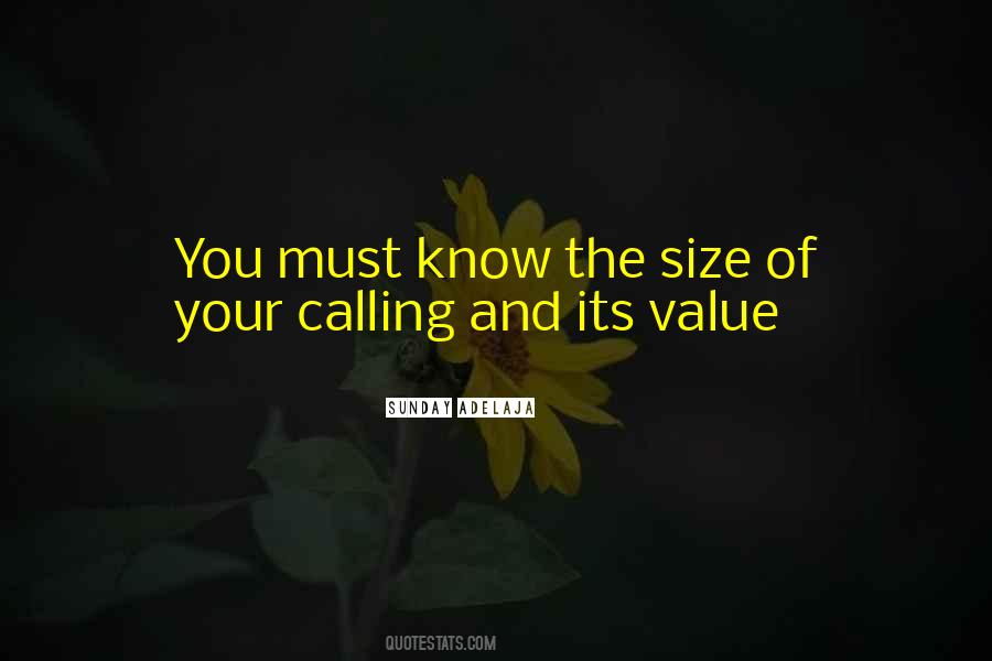 The Value Of You Quotes #495162