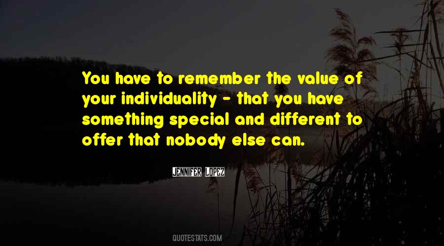 The Value Of You Quotes #928850
