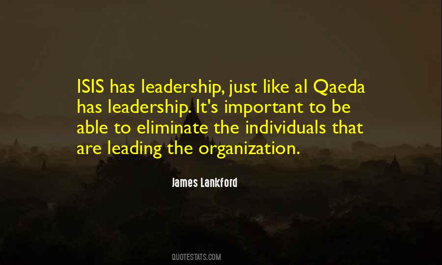Important Leadership Quotes #1179887