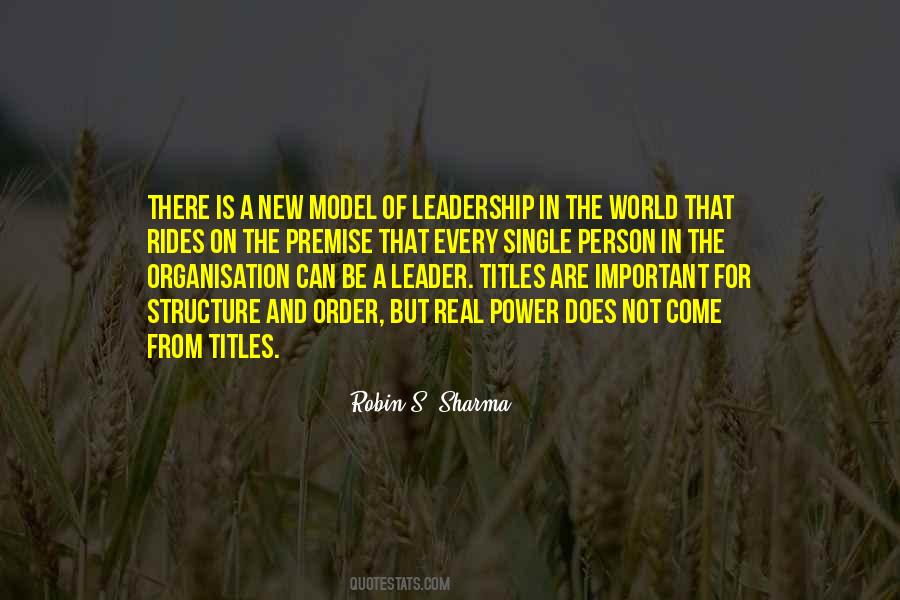 Important Leadership Quotes #1336951