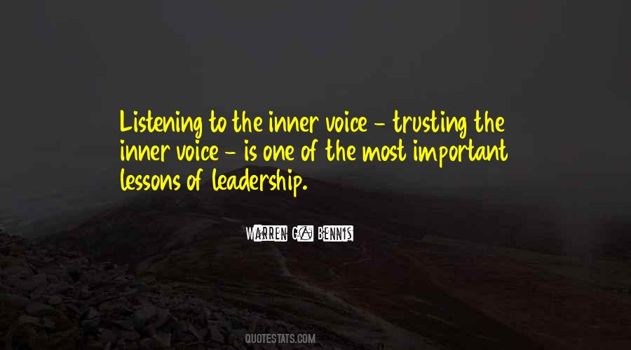 Important Leadership Quotes #670121