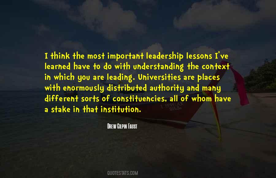 Important Leadership Quotes #784139