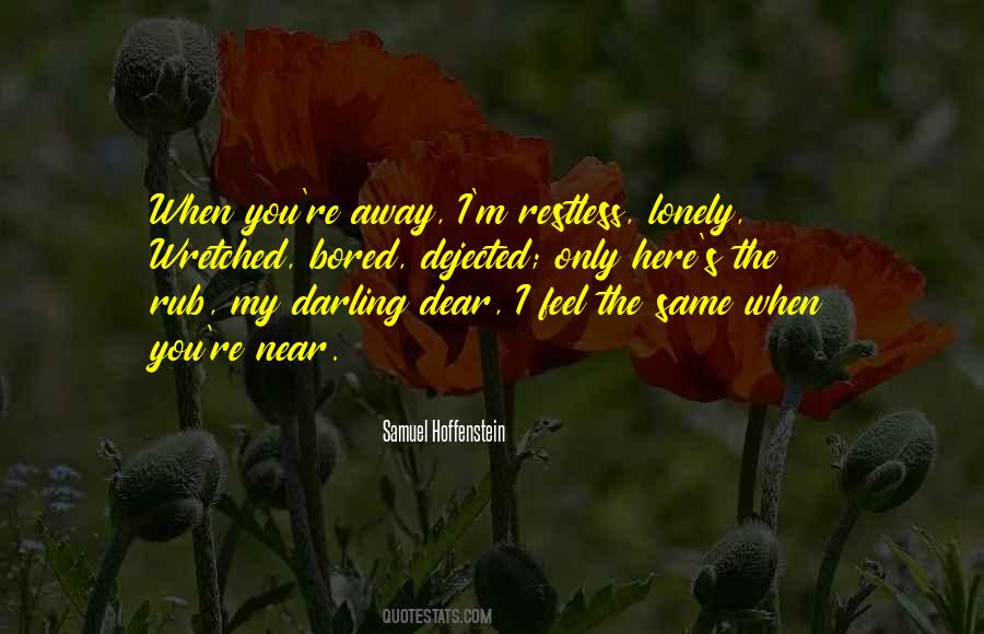 You My Darling Quotes #1078989