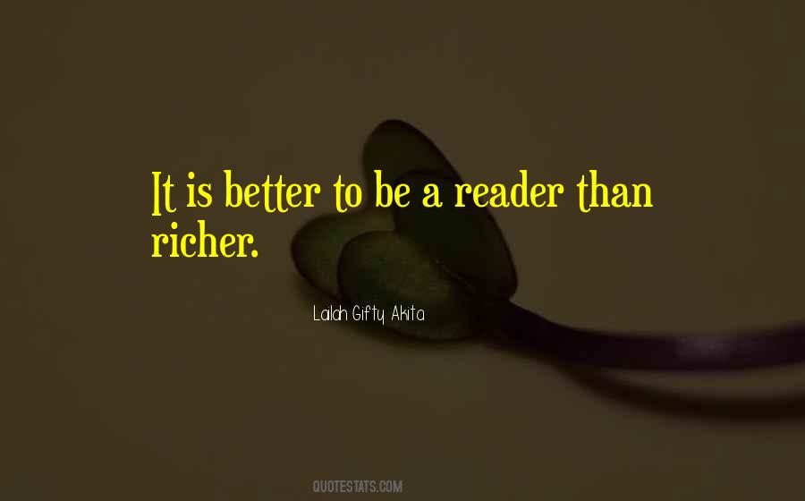 Be A Reader Quotes #201852