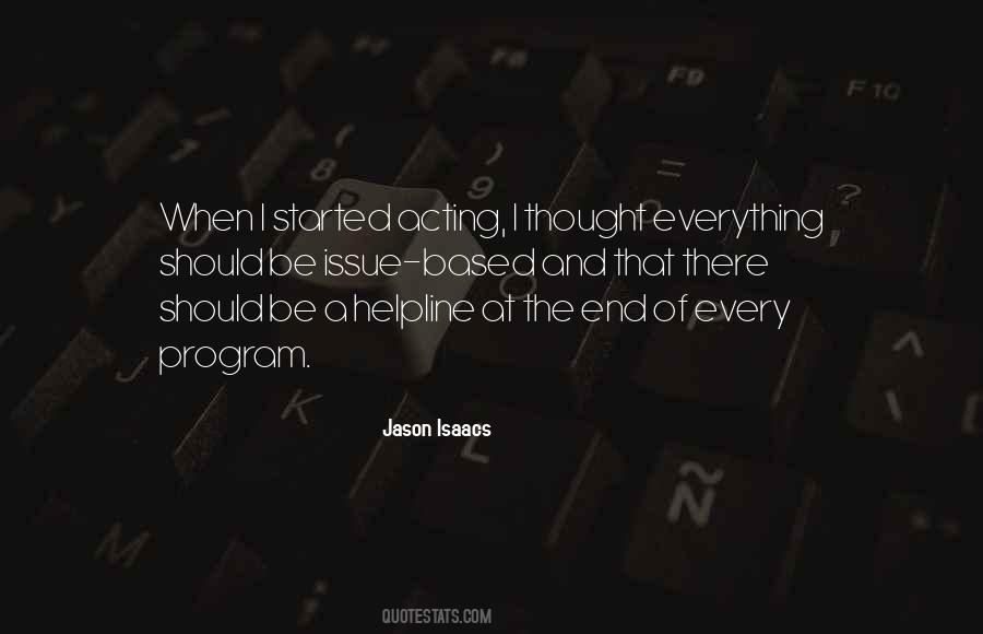 End Of The Program Quotes #1181289