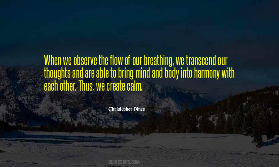 Calm Thoughts Quotes #328930