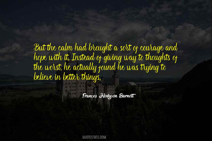 Calm Thoughts Quotes #505138
