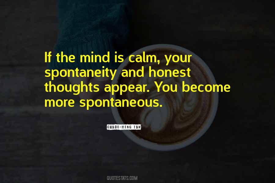 Calm Thoughts Quotes #826504