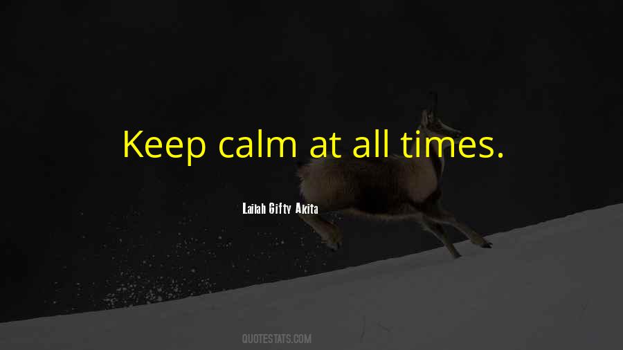 Calm Thoughts Quotes #94750