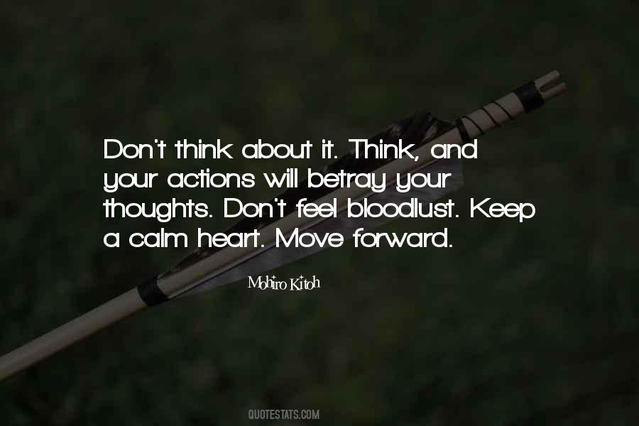Calm Thoughts Quotes #986677