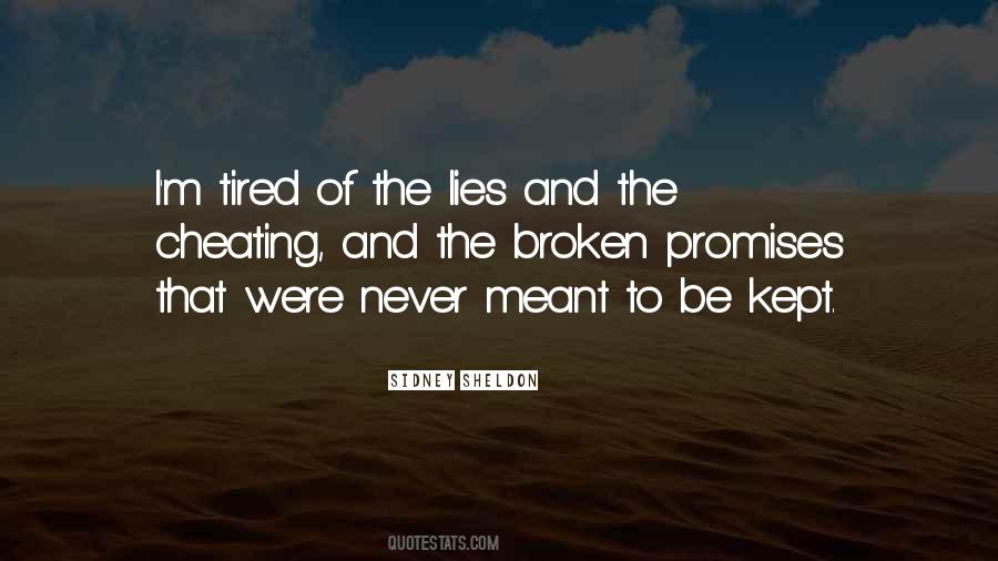 So Tired Of Lies Quotes #729597