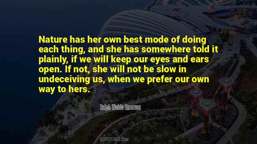Open Nature Quotes #1295235