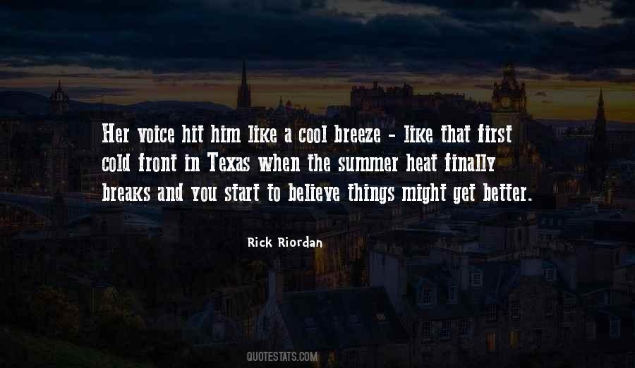 The Cool Breeze Quotes #335244