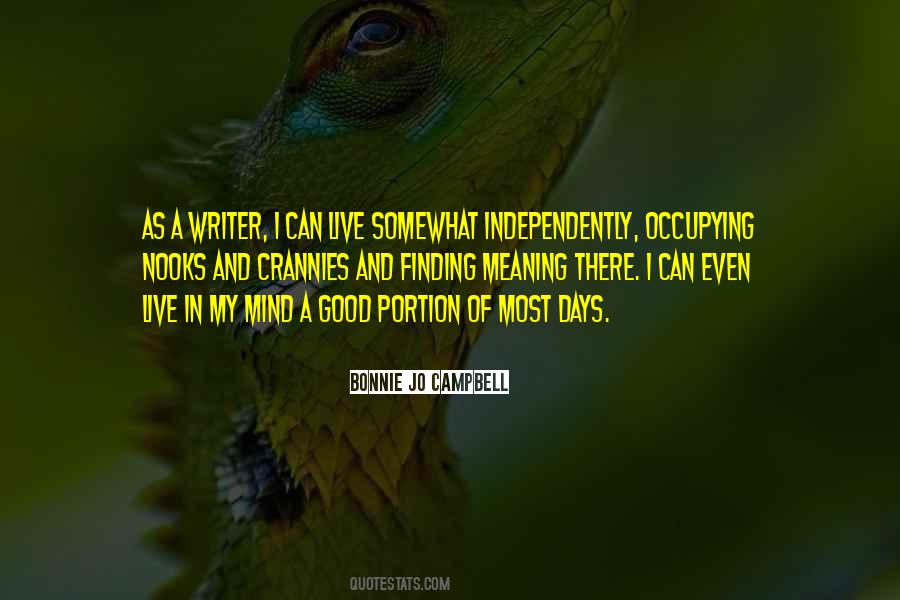 I Live In My Mind Quotes #1016511