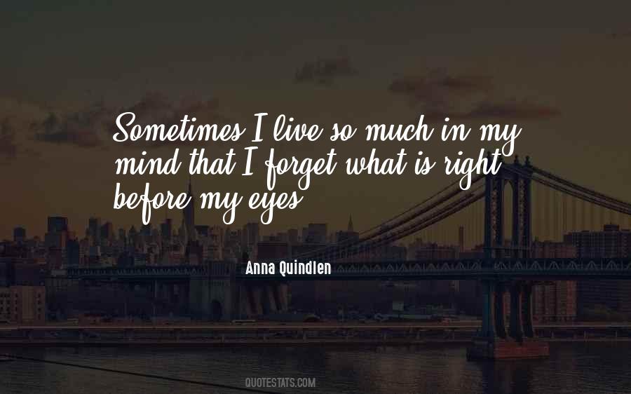 I Live In My Mind Quotes #1195500