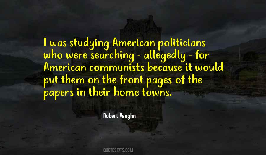 Quotes About The Home Front #1352267