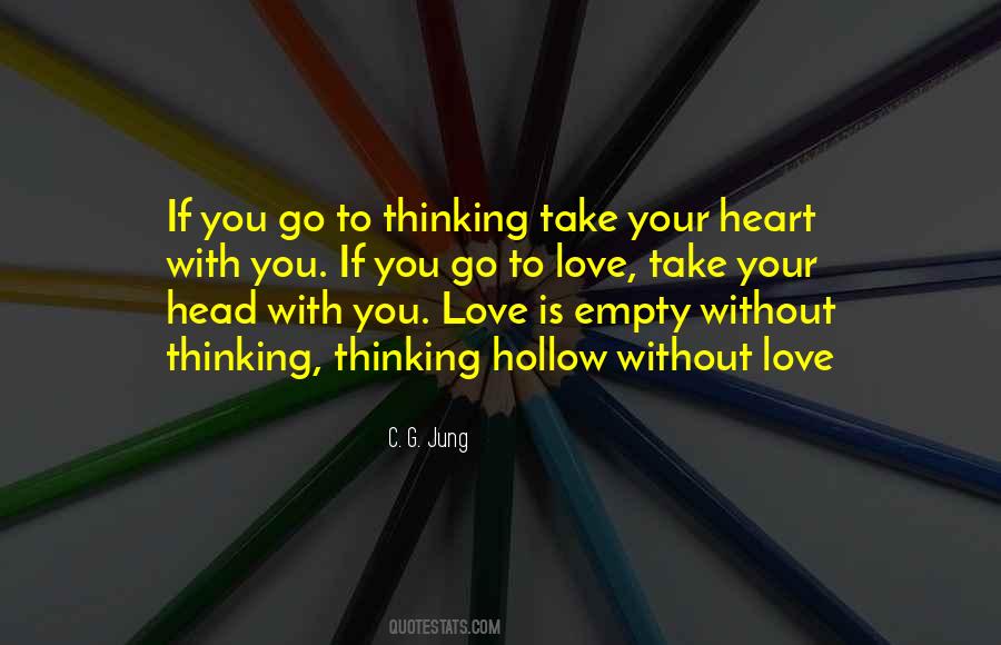 Quotes About Head Versus Heart #55827