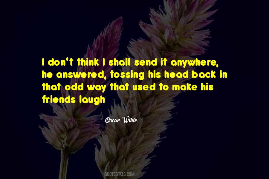 Back To Friends Quotes #209567