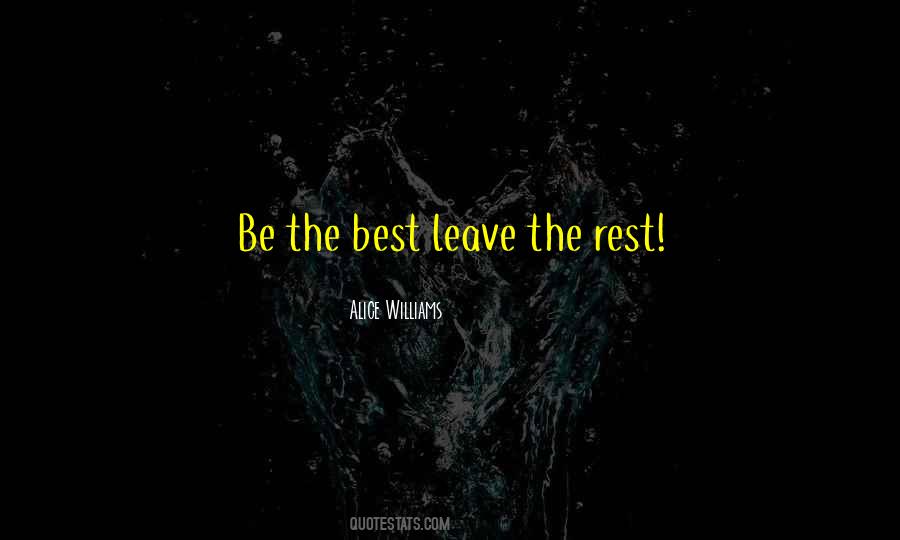 The Best Rest Quotes #1040531