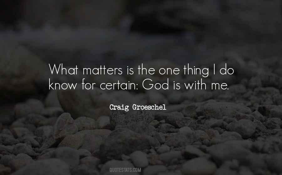 God Matters Quotes #1053288