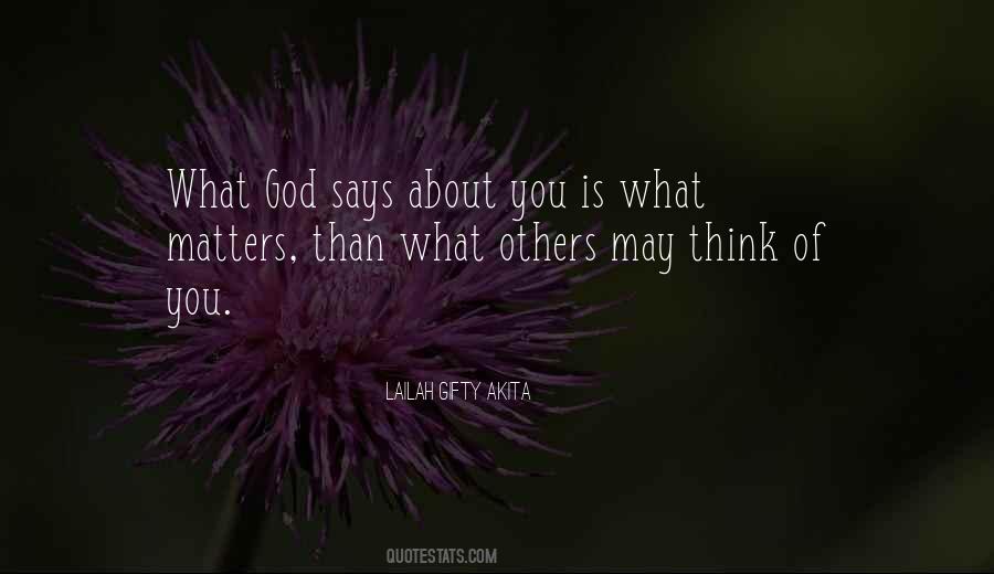 God Matters Quotes #1283398