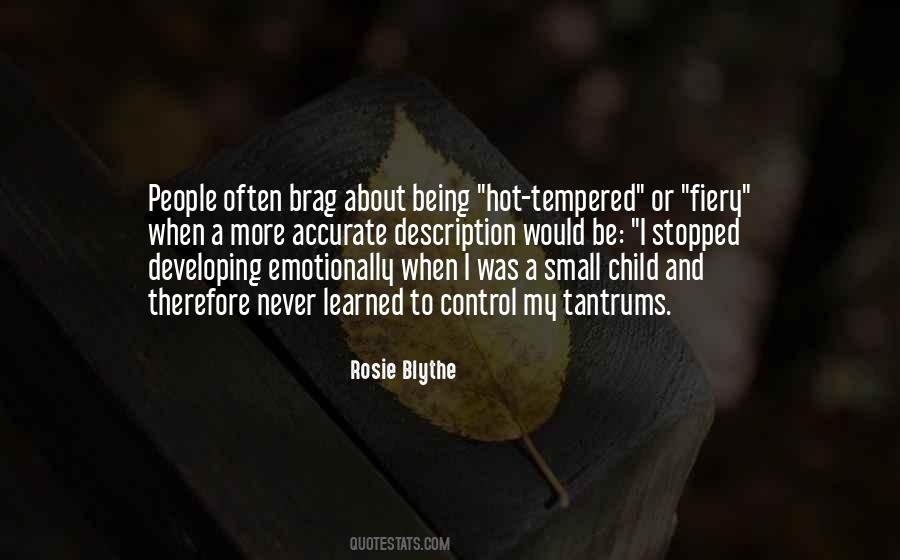 Fiery Temper Quotes #658216