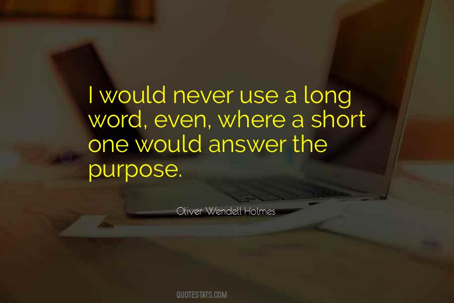 One Word Answer Quotes #1037459