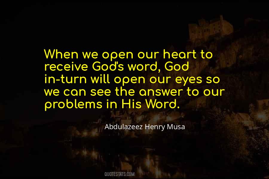 One Word Answer Quotes #264111
