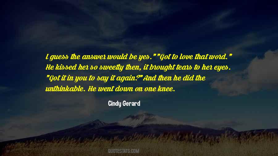 One Word Answer Quotes #817939