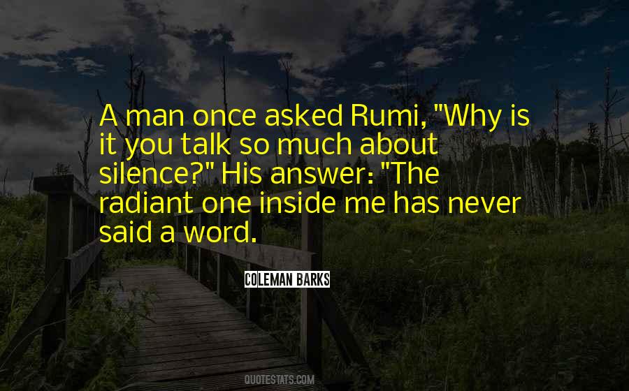 One Word Answer Quotes #870169