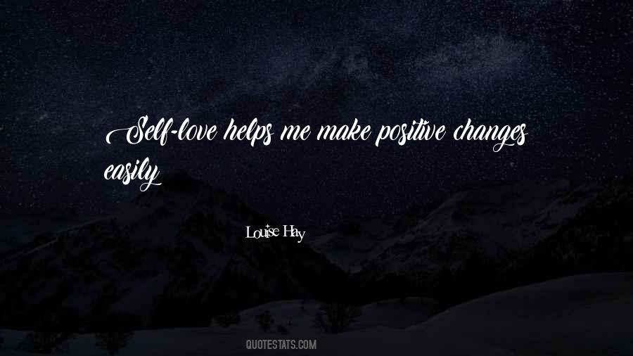 Make A Positive Change Quotes #133910