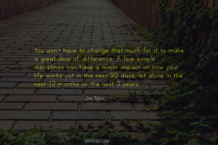 Make A Positive Change Quotes #372263