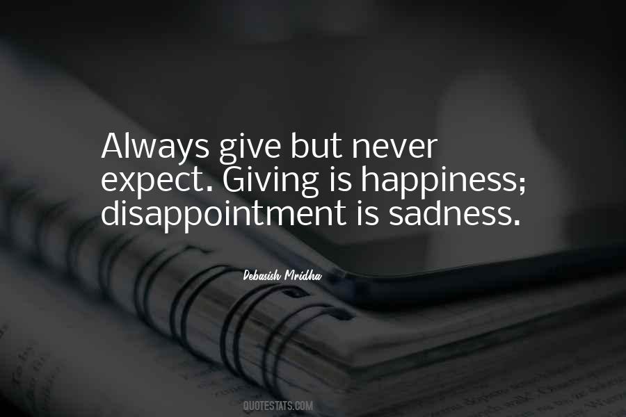 Expect Disappointment Quotes #120818