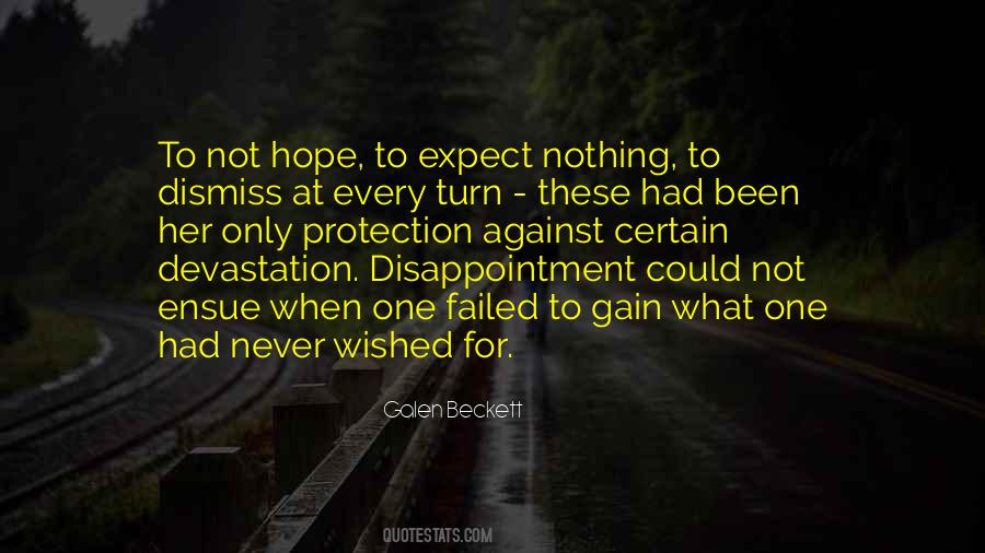 Expect Disappointment Quotes #280963