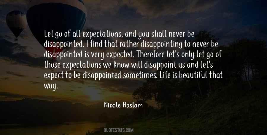 Expect Disappointment Quotes #611600