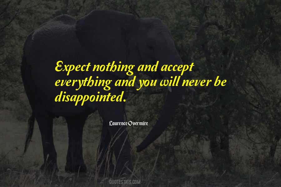 Expect Disappointment Quotes #858735