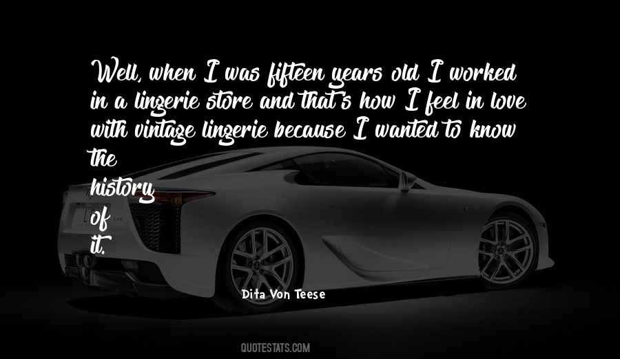 Fifteen Years Quotes #1504809