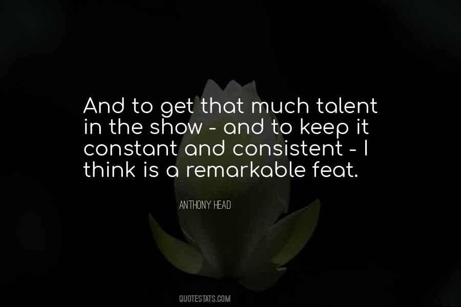 Show Talent Quotes #23488